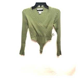 WR 9000 longsleeve olive bodysuit